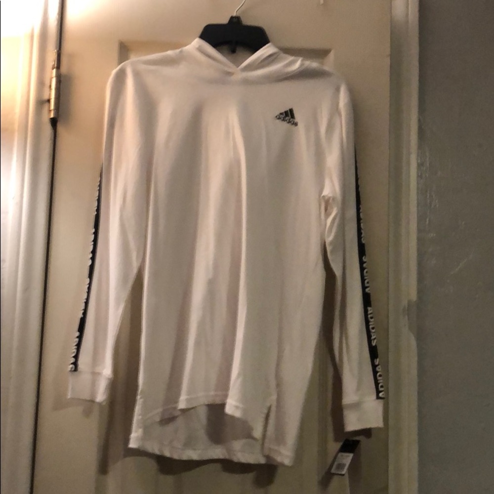 Hooded adidas long sleeve